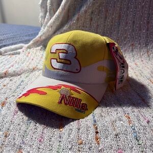 Yellow and White Nilla Racing Cap, Dale Sr #3